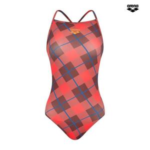 아레나 캐롤 원피스 더블 스트랩 타이백 A4FL1LO20 RED