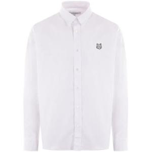 메종키츠네 긴팔 셔츠 MM00412WC5010P100 WHITE DOM