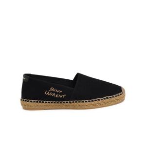 생로랑 캔버스 자수 에스파드리유 6059511P2101000 DOM