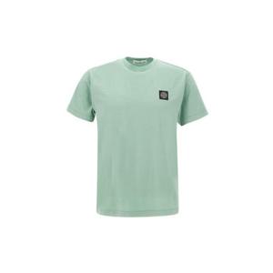 스톤 아일랜드 반팔 티셔츠 801524113V0052 LIGHT GREEN DOM