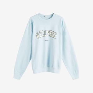 스포티앤리치 웰니스 맨투맨 블루 공용 WS067S402WC