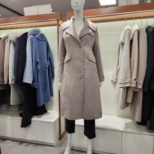 수스 HC04 빅카라 슬림핏 핸드메이드코트 S244BCOB03