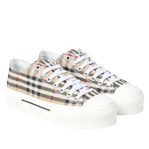 (명품) 버버리 빈티지 체크 코튼 스니커즈 805050