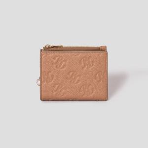 [빈폴ACC] (BE51A4M02C) 루시아 BP 패턴 미니 지퍼지갑 - 브릭