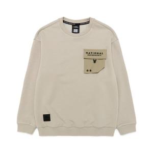 내셔널지오그래픽 키즈 K241USW210 어드벤처 우븐포켓 MTM GRAYBEIGE