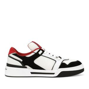 돌체앤가바나 레더 앤 메쉬 로우탑 스니커즈 CS2241 AR75589690