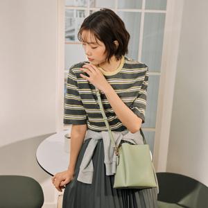 [빈폴ACC] (BE52D3M05L) 애니 버킷백 - 라이트 그린