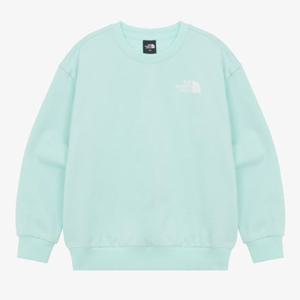 노스페이스 키즈 NM5MR05U 아쿠아 고-투 스 셔츠 맨투맨