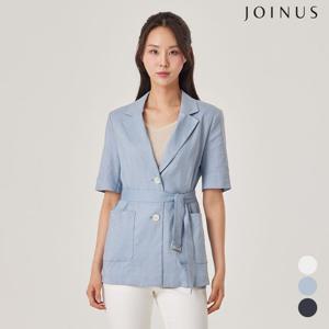 스판 반소매 린넨 혼방 자켓_JACU4-WJK100