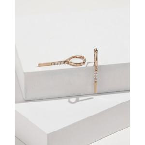 미니골드 14K 라 루체 스틱 귀걸이 ETRM4413