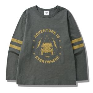 [지프키즈]25신상남여공용키즈  슬럽 자동차 긴팔티KQ2TSU011-1_