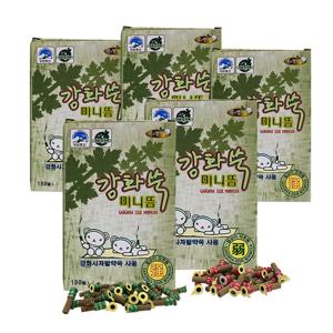 쑥의명가 강화쑥 미니뜸 180개입 5박스 (강/약 선택) 무흔지 포함