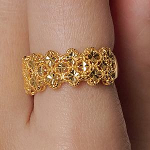 [오운] 24K 럭키 클로버 반지 7.5g