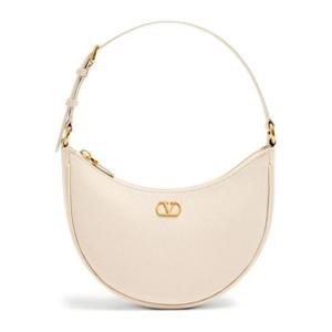 발렌티노 화이트 크레센트 쉐이프 V로고 숄더 백 7W2P0AK3SNP I