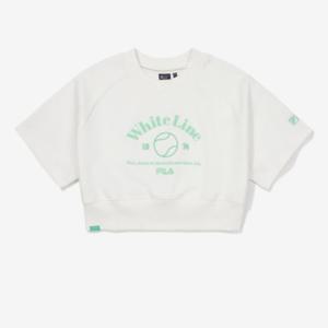 휠라 여성 테니스 라이프 반팔 맨투맨 FS2POF2361F_OWH