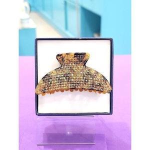 로뎀 세이브존05 프랑스 멀티 스와로브스키 이중 중 집게핀 (브라운호피) RD25040181