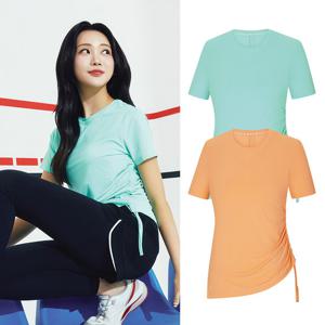 콜핑 여성 여름 쿨 라운드 반팔 티셔츠 리산드(여) KVT4951W