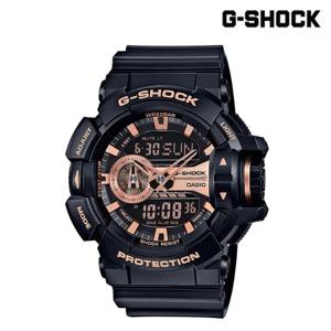 [지샥]GA-400GB-1A4DR 핑크골드 컬러 전자시계 방수시계 군인시계