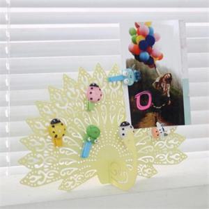 아트박스/빠띠라인  공작새 액세서리 거치대 자석집게 포함