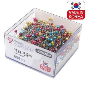아트박스/오피스큐 바이하츠 점보컬러진주핀 33mm x 4mm