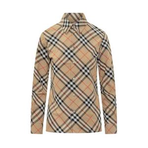 버버리 체크 셔츠 8106163 B9368 BROWN