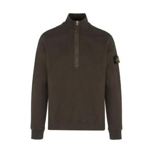 스톤 아일랜드 컴퍼스 패치 하프 지퍼 스웨트셔츠 6100068S0A20 V0062 TP944205336