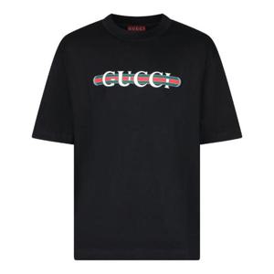 Gucci 로고 프린트 저지 티셔츠 784361XJGTE 1152 TP934967585