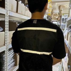 망사 반사띠 작업용 조끼 블랙 105 여름 복 상의