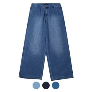 [파파브로]남성 사선 포켓 와이드핏 청바지 SQ-JEA-3002