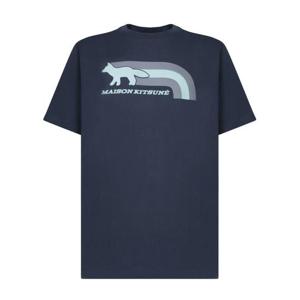 메종키츠네 반팔 티셔츠 MM00113 KJ0118 P492 Blue