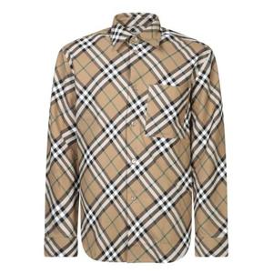 버버리 긴팔 셔츠 8095341 C1205 Brown