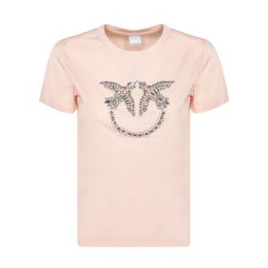 핑코 반팔 티셔츠 100535 A2G7 N38 Pink