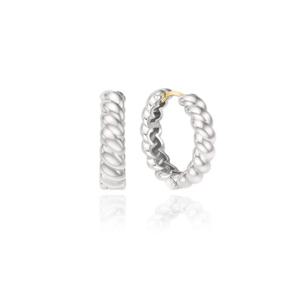 미니골드 실버 14k 금침사용 로프 스트링 귀걸이 MEM21996