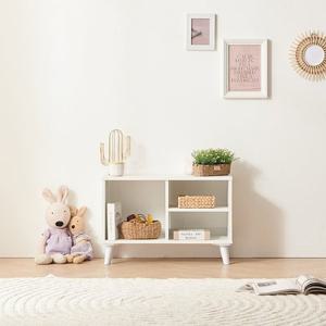 H6560 3칸 오픈 거실장 770 화이트