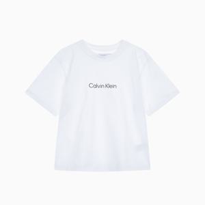 [캘빈클라인 진]여성 릴렉스핏 스탠다드 로고 반팔 티셔츠 40WH113
