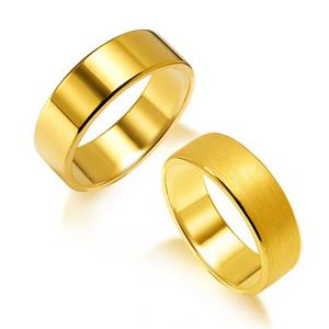 [한국금다이아몬드] 순금 반지 유광 무광 평반지 24K 7.5g