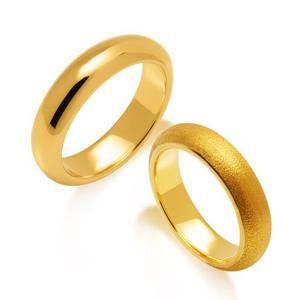 [한국금다이아몬드] 순금 반지 유광 무광 엥게이지 24K 11.25g