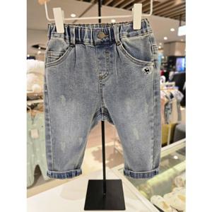 [블루독베이비] 25 FW(블루)블루독 시그니처 데님팬츠(45A1441001)백일 돌 청바지 조카 선물 유아 아가바지