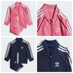 아디다스키즈 JY0010 JY0011 아디컬러 트랙수트 상하복 베이비 삼선 세트 (85-100) HMDK