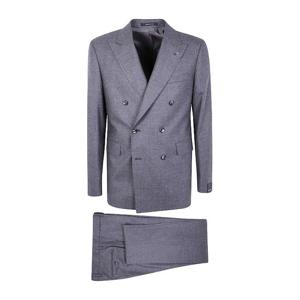 딸리아또레 더블브레스트 그레이 노치 라펠 수트 2FNJ20B01 550