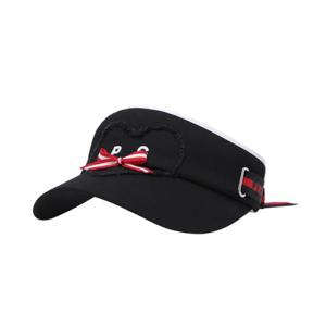 [파리게이츠] (521E3CP201)여성 프레이드 하트 리본 탈착 썬바이저