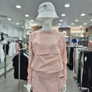 [챌린저]여성 앞포켓 장식 라운드 우븐탑 핑크_CHE1WWT5512PK_IC