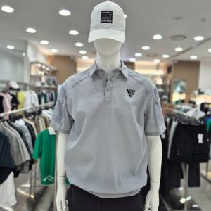 [챌린저]남성 에어쿨 냉감 반팔 카라 우븐탑_CHE2MWT5213SG_IC