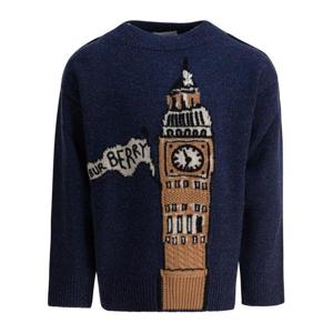 키즈 버버리 니트 스웻셔츠 8109516 Blue