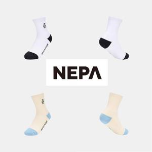 [네파]여성 그린마 인드 블록 중목 양말_7LC8308_BP