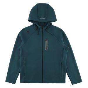 데상트 테크플리스 후드 트레이닝 자켓 SP323TFT81DGRN