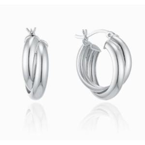 [로이드] 버메일 더블레이어 볼륨링 귀걸이 LLEB23317S