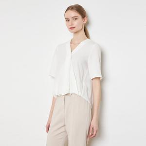 [TAG 256000원][케이엘바이린] 고츠 브이넥 블라우스 KWBLPE0100