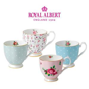 [로얄알버트]뉴황실장미 푸티드 머그 2P(선택형)