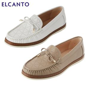 [엘칸토]여성쿠션 펀칭 캐주얼 데일리 로퍼 LCWC08U513